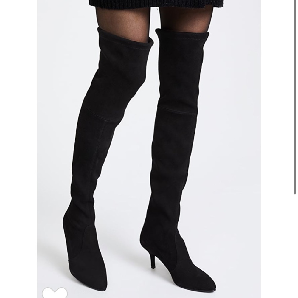 Stuart Weitzman  Tie Model Thigh High Boots suede